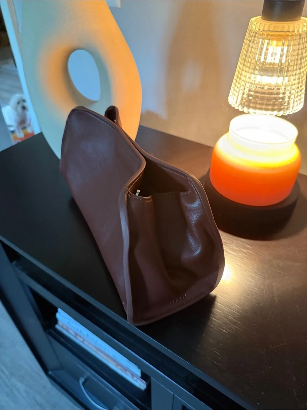 Women’s Leather clutch - Brown